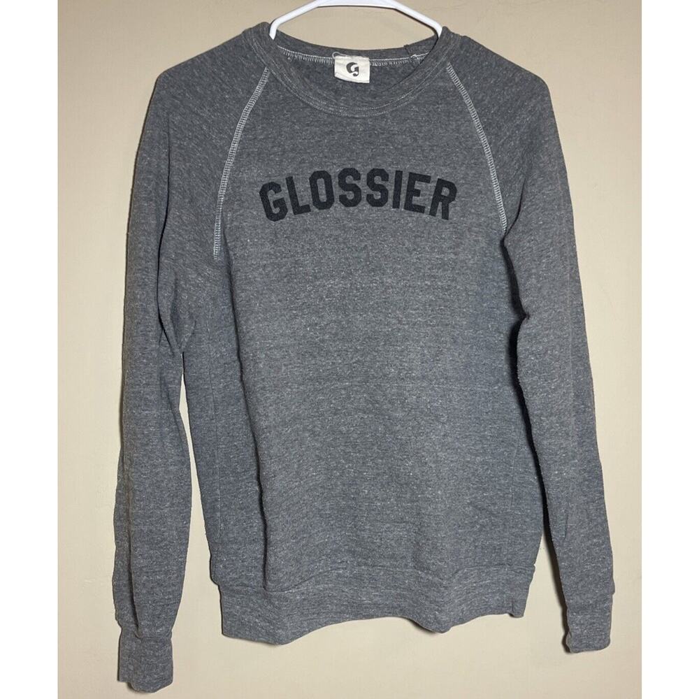 Glossier Gray Crewneck Sweater Size Small